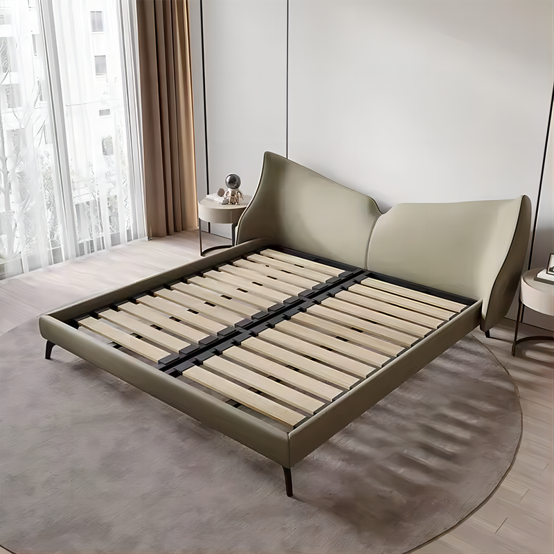 Creative Faux Leather Soft Bed
