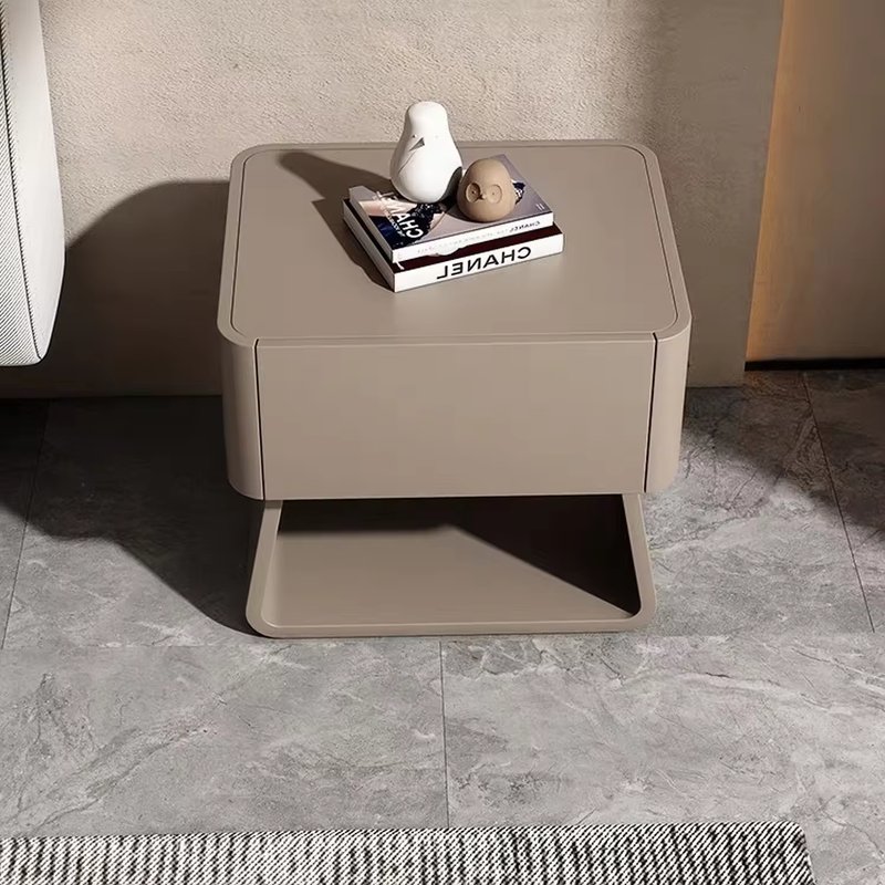 Modern Minimalist Solid Wood Bedside Table