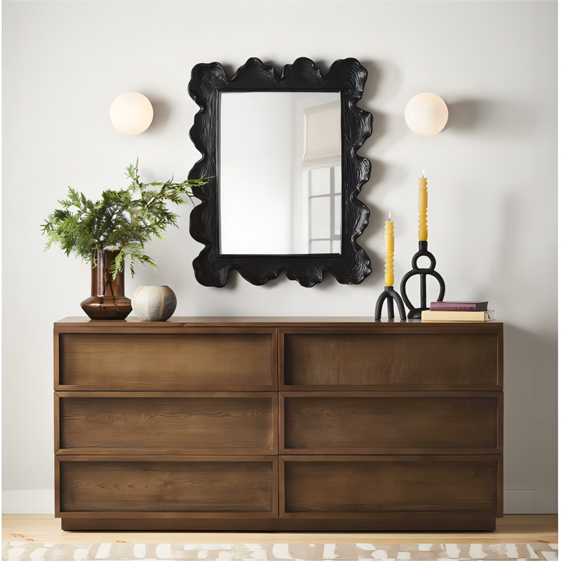 Solid Wood Chest Of Drawer With 6 Drawers