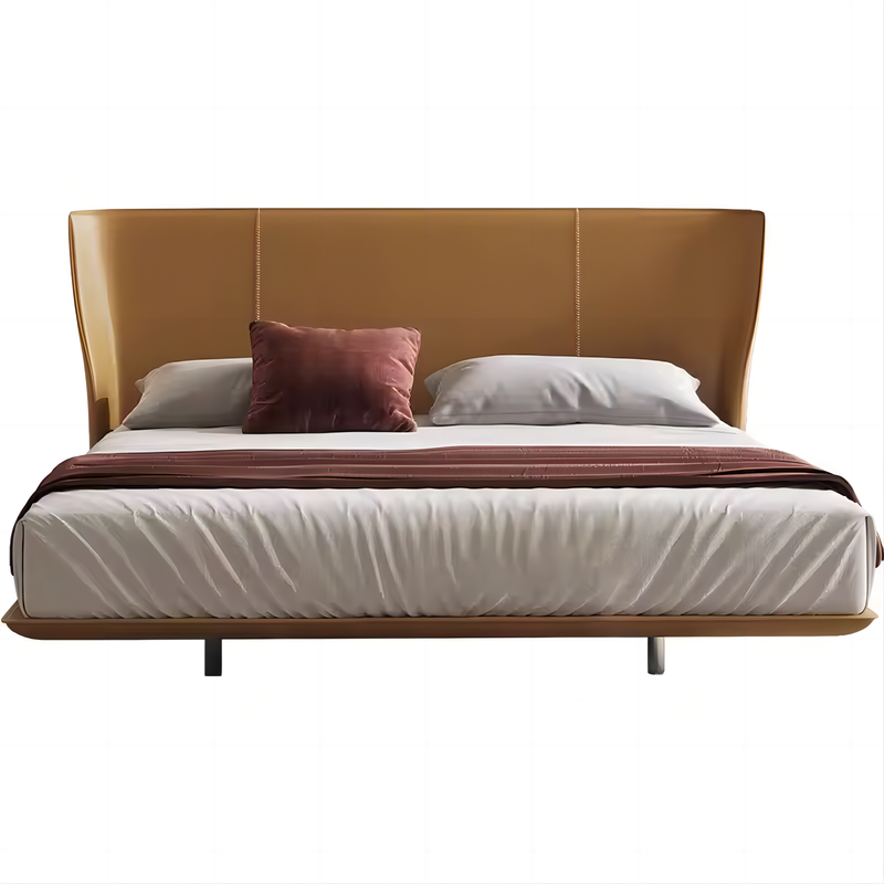 Minimalist Luxurious Leather Bed