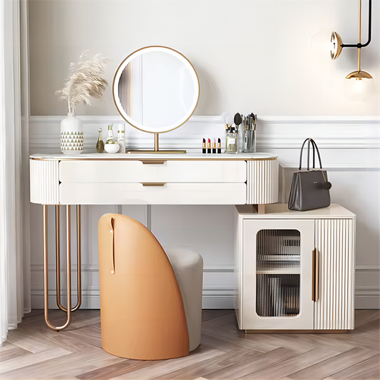 Modern Minimalist Style Solid Wood Dressing Table