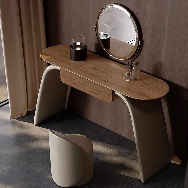 Minimalist Style Solid Wood Dressing Table