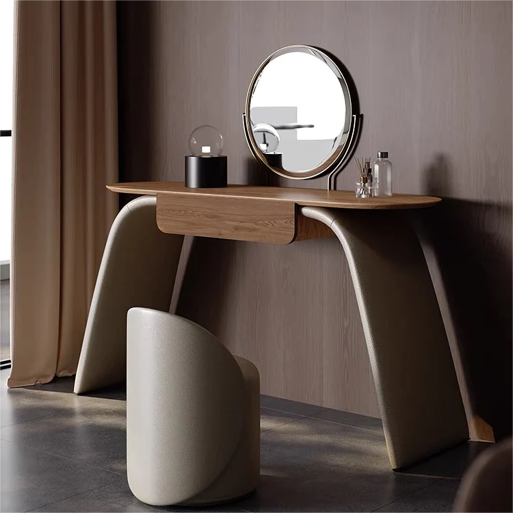 Minimalist Style Solid Wood Dressing Table