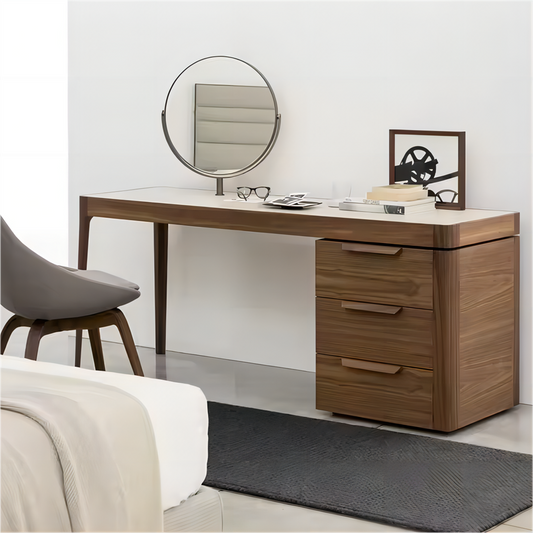Walnut Solid Wood Bedroom Dresser