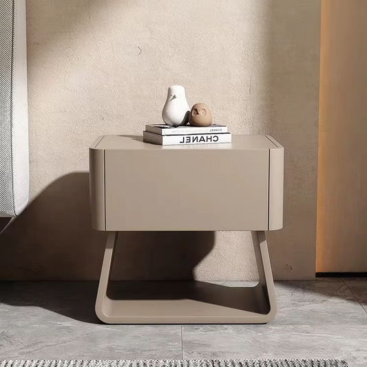 Modern Minimalist Solid Wood Bedside Table