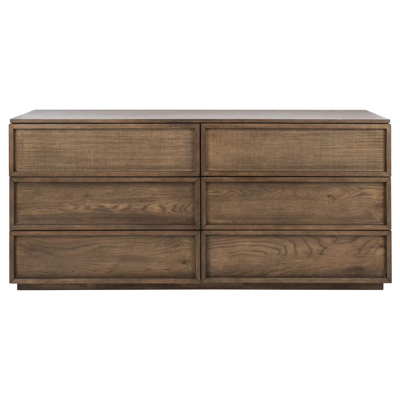 Solid Wood Chest Of Drawer With 6 Drawers