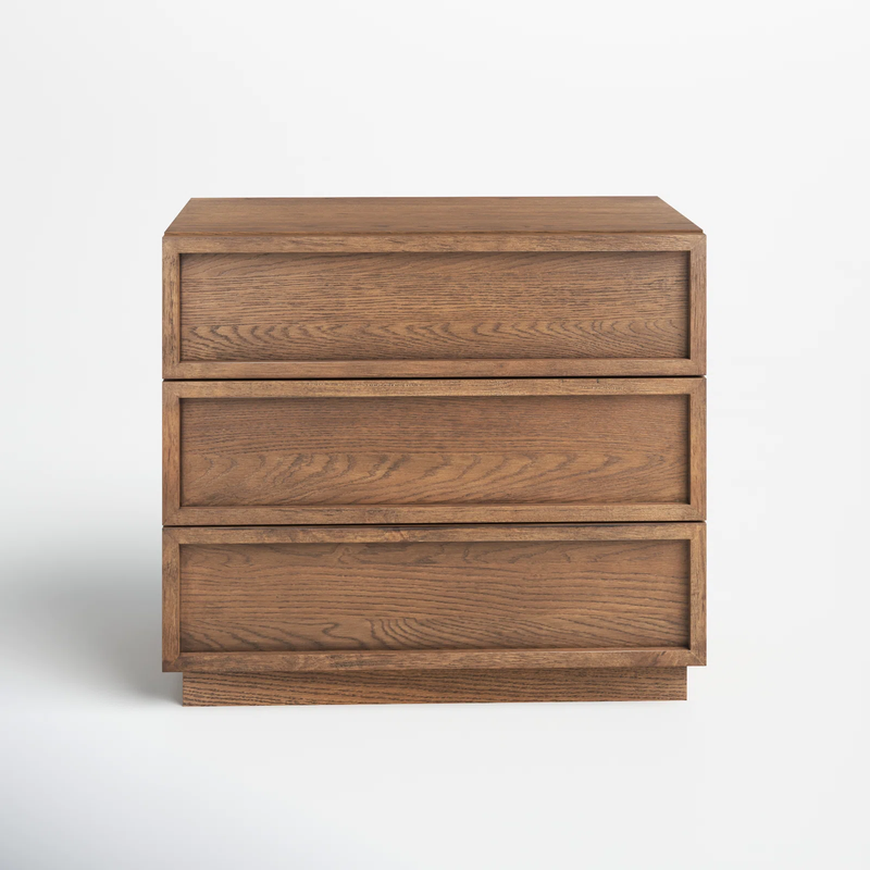 Solid Wood Chest Of Drawer With 3 Drawers