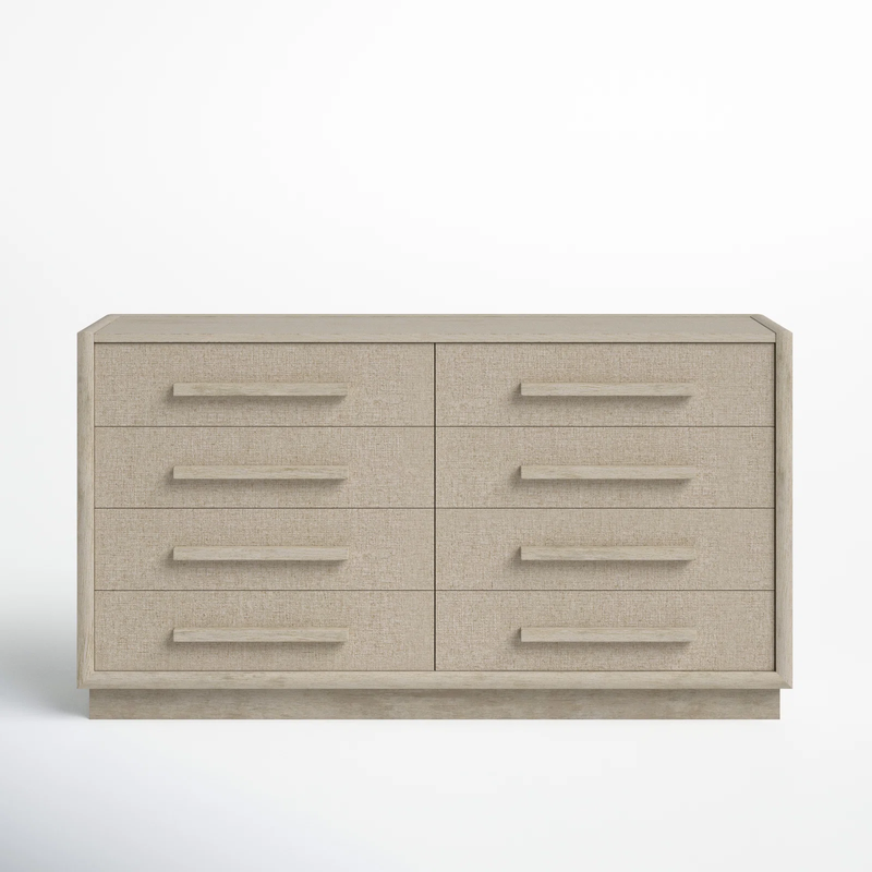 Light Wood Chest Of Drawer With 8 Drawers