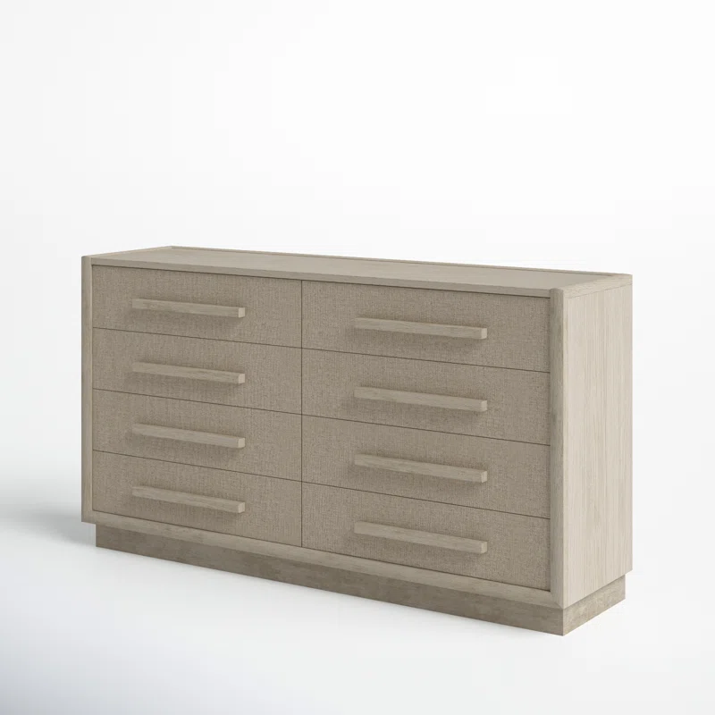 Light Wood Chest Of Drawer With 8 Drawers